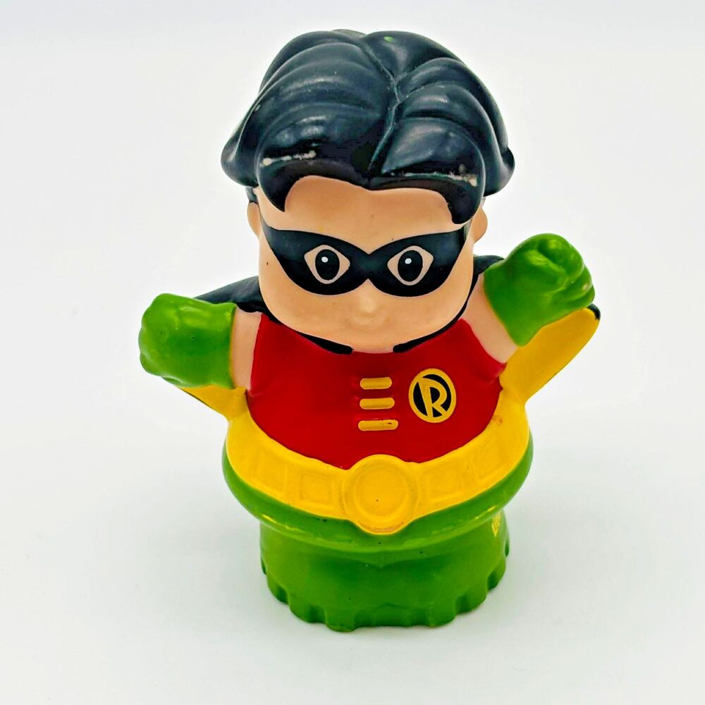 Fisher-Price Little People Robin Figure DC Super Friends Batman Superhero Toy